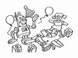 Vector Illustration Of kids toys Suitable For coloring Book  sketch template