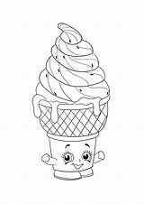 Ice Cream shopkin coloring And Free Printing sketch template