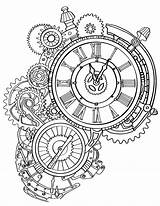 Clock Coloring Pages  Coloring Pages For Kids And Adults sketch template