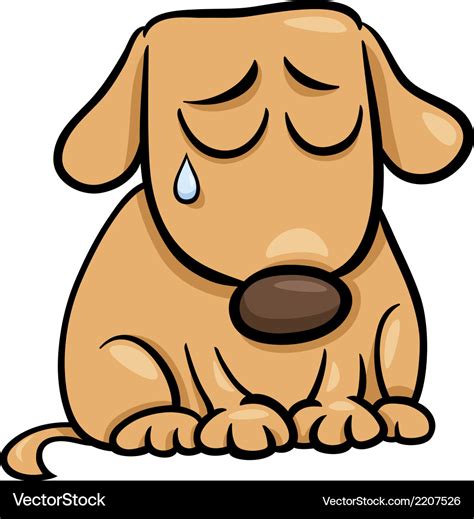 Sad Dog Pictures Cartoon - PetsWall