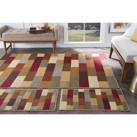 3 piece rug set