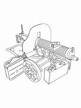 Machine Gun coloring Pages sketch template
