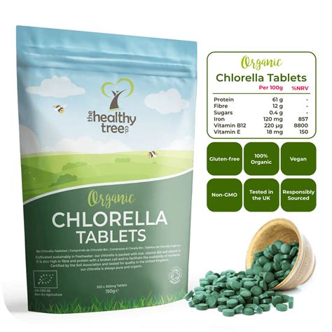 Organic Chlorella Tablets | TheHealthyTree Company