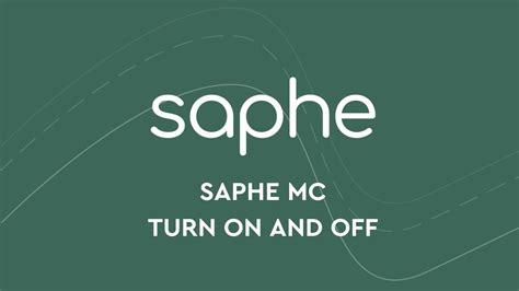 Turn Saphe MC on and off - YouTube