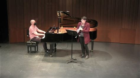 Doctoral Recital: Christine Hoerning, clarinet + Keilor Kastella, piano - YouTube