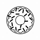 Printable Donut Coloring Pages  Prntblconcejomunicipaldechinugovco sketch template