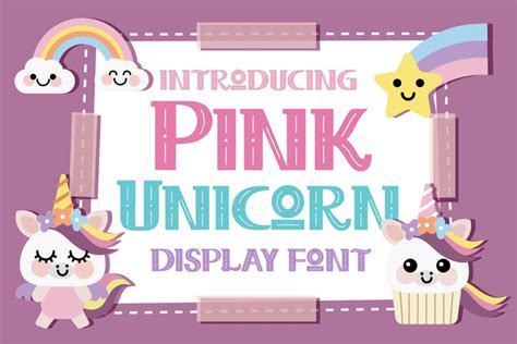 14 Cute Unicorn Fonts ? | Design Inspiration