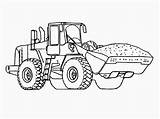 Bulldozer Coloring Page sketch template