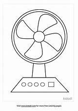 Free Fan Coloring Page  Printables Kidadl sketch template