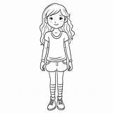 Body Outline Coloring Page sketch template