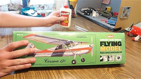 Cessna 170 Balsa Wood Construction Kit by Guillow's - YouTube