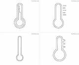 Four Coloring Free Printable Thermometer coloring pages For Kids sketch template