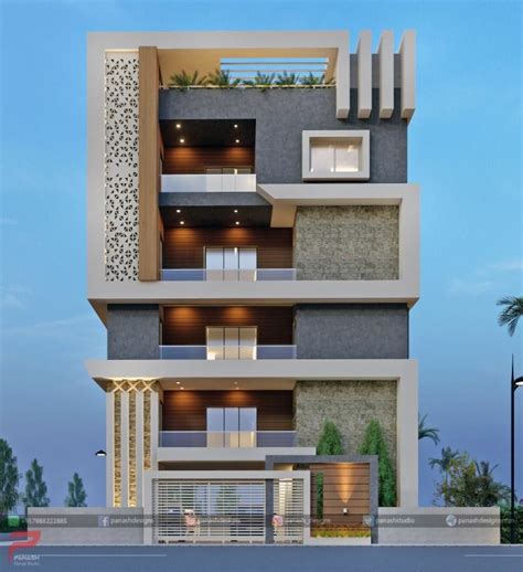 MODERN BUILDING ELEVATION**** 3D ELEVATION & RENDERING for a modern theme Bu… | Residential ...