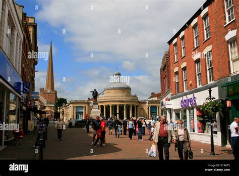 market town centre Bridgwater Somerset, England Stock Photo - Alamy