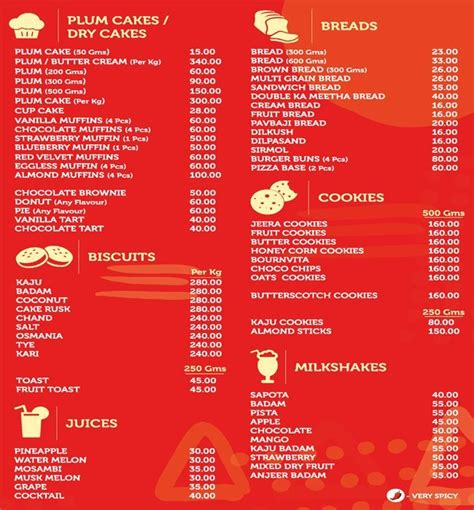 KS BAKERS - KUKATPALLY - HYDERABAD Menu, Photos, Images and Wallpapers ...