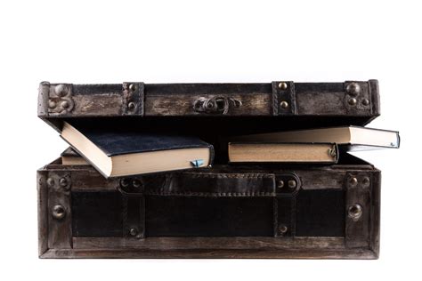 Suitcase And Books Free Stock Photo - Public Domain Pictures