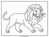 Lion Coloring Pages – Sketch Repo sketch template