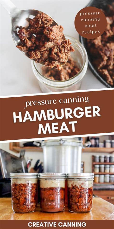 Canning Hamburger (Ground Beef) | Recipe in 2022 | Canning recipes, Pressure canning recipes ...