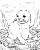 Seals Coloring Pages sketch template