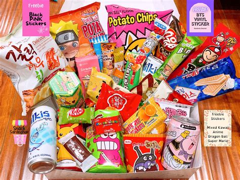 Anime Cartoon Asian Snack Box Japanese Taiwan Candy Soda Birthday ...