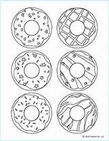 11 Free Printable Donut Coloring Pages  Mombrite sketch template
