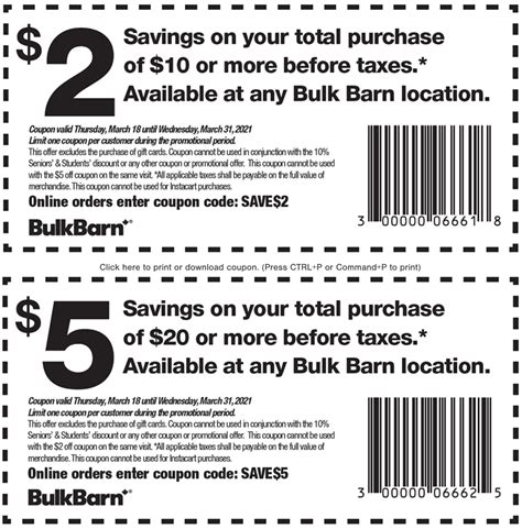 Bulk Barn Canada Coupons and Flyer Deals: Save $2 to $5 Off Your Purchase with Coupons + 25% off ...