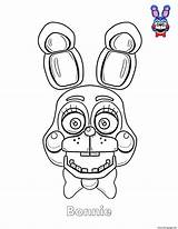 Printable Fnaf Coloring Pages sketch template