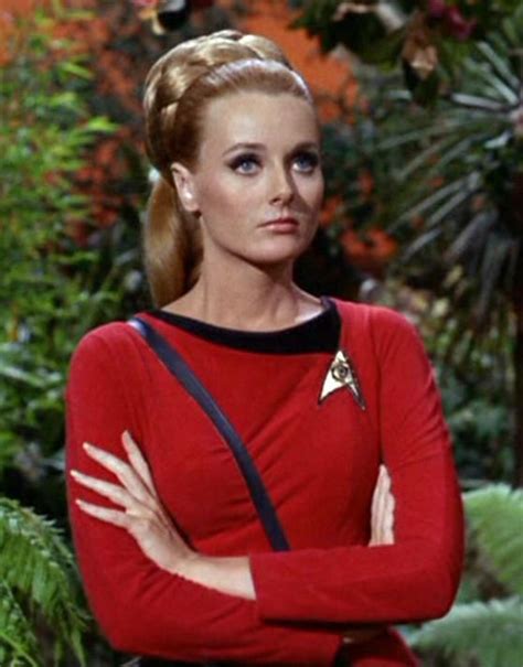 Celeste Yarnell as Yeoman Martha Landon in the original Star Trek ...