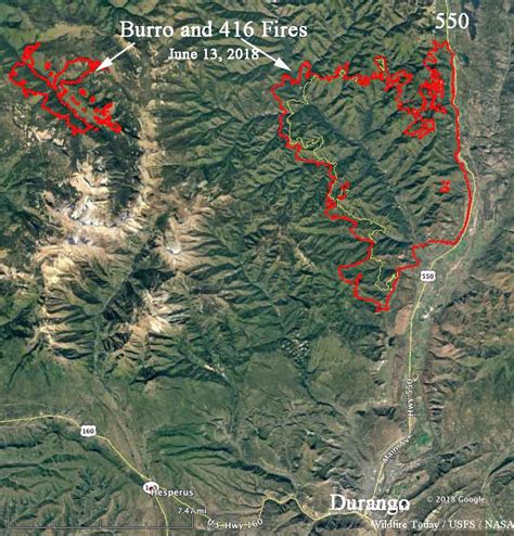 Fire north of Durango continues westward expansion - Wildfire Today