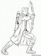 Coloring Page  Accurate archer sketch template