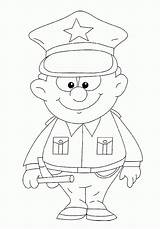 Police Officer Coloring Pages For Kids  Home sketch template