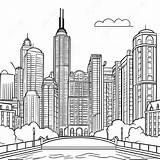 Colorful Chicago Architecture Coloring Page 20973 16582 sketch template