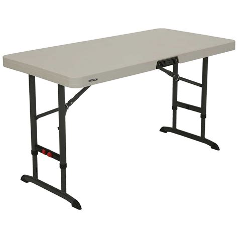 Lifetime 1.21m Adjustable Height Folding Table | Costco A...