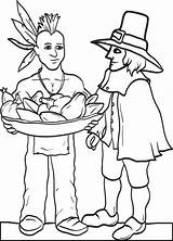 30 Free Printable Thanksgiving Pilgrims Coloring Pages sketch template