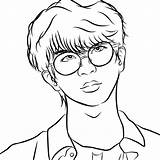 BTS coloring pages With Big Had And Not So Pictures  YouLoveItcom sketch template