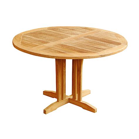 Round Teak Patio Dining Table TOTT035 Outdoor Garden Tables