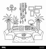 Living Room Sheet Preschool Coloring Pages sketch template