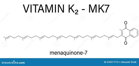 Menaquinone Molecule, Molecular Structure, Vitamin K2, Ball And Stick 3d Model, Structural ...