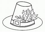 Free Pilgrim Hat Coloring Pages Download  sketch template