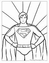 Superman Coloring Pages For Kids sketch template