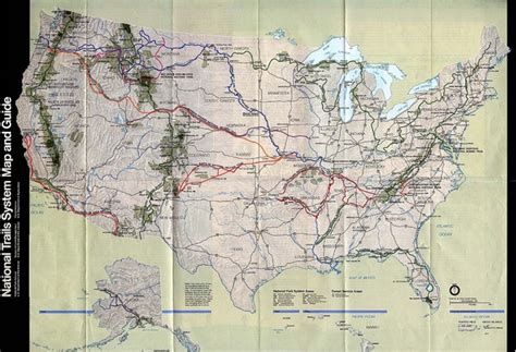 National Trails System Map - United States • mappery