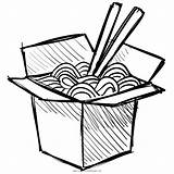 Takeout Noodles Coloring Page  Ultra Pages sketch template