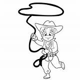Cowboy On Horse Coloring Page For Kids  Free Cowboys Printable sketch template
