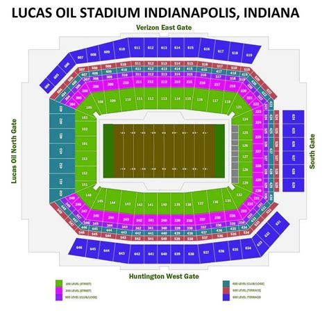 Lucas Oil Stadium Seating Plan, Ticket Price, Ticket Booking, Parking Map