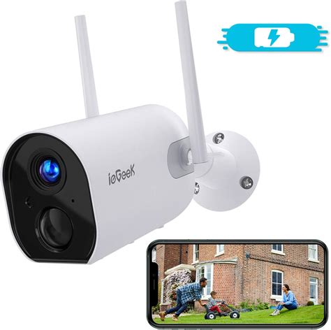 Wireless Outdoor Security Camera, ieGeek CCTV WIFI: Amazon.co.uk: Electronics