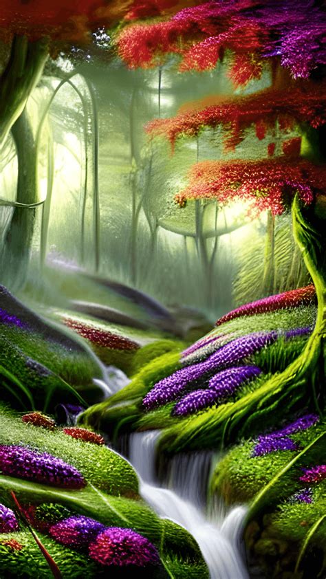 Fantasy Land Flower Graphic · Creative Fabrica