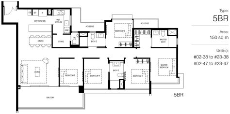 Normanton Park Floor Plan 5 bedroom - newlaunchguru.sg