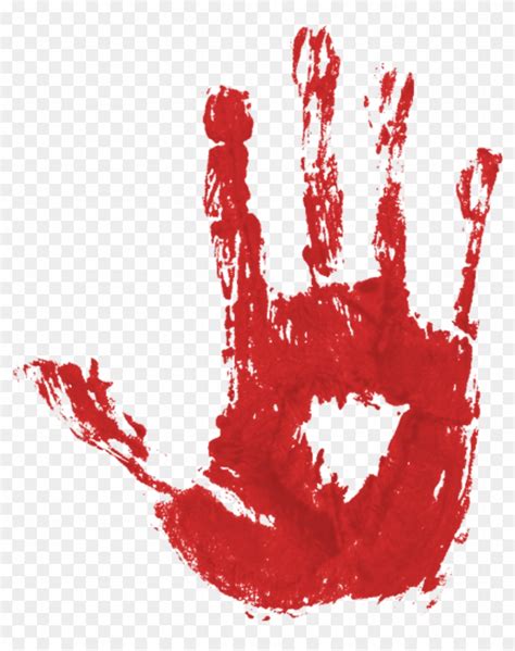 Blood Hand Print Pgntreecom Bloody Halloween - Bloody Handprint Transparent Png, Png Download ...