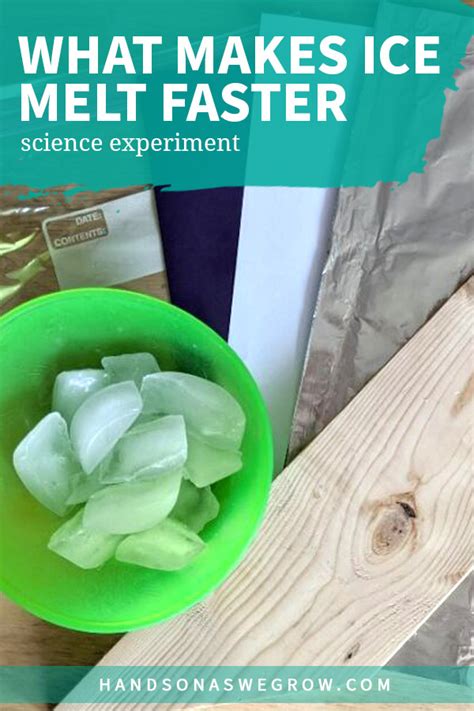 What Makes Ice Melt Faster Simple Science Experiment | HOAWG