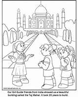 India Kids Coloring Page Pages sketch template